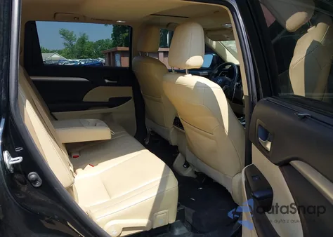 2015 Toyota Highlander Xle V6 из США, поврежденный, VIN 5TDJKRFH2FS224327